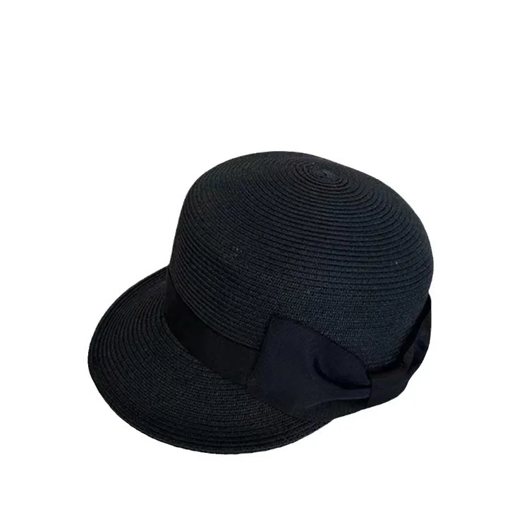 المرأة القوس قبة القش قبعة الوجه-تصميم صغير الحد من العمر الصيف قبعة واقية من الشمس السفر الشاطئ الفروسية الأشعة فوق البنفسجية حماية خمر نمط