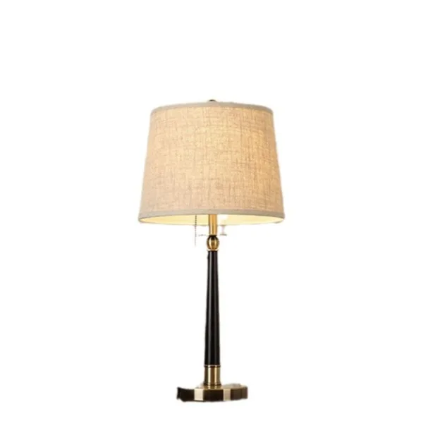 American simple desk lamp, modern and warm bedroom bedside lamp, neoclassical study creative hotel room desk lamp