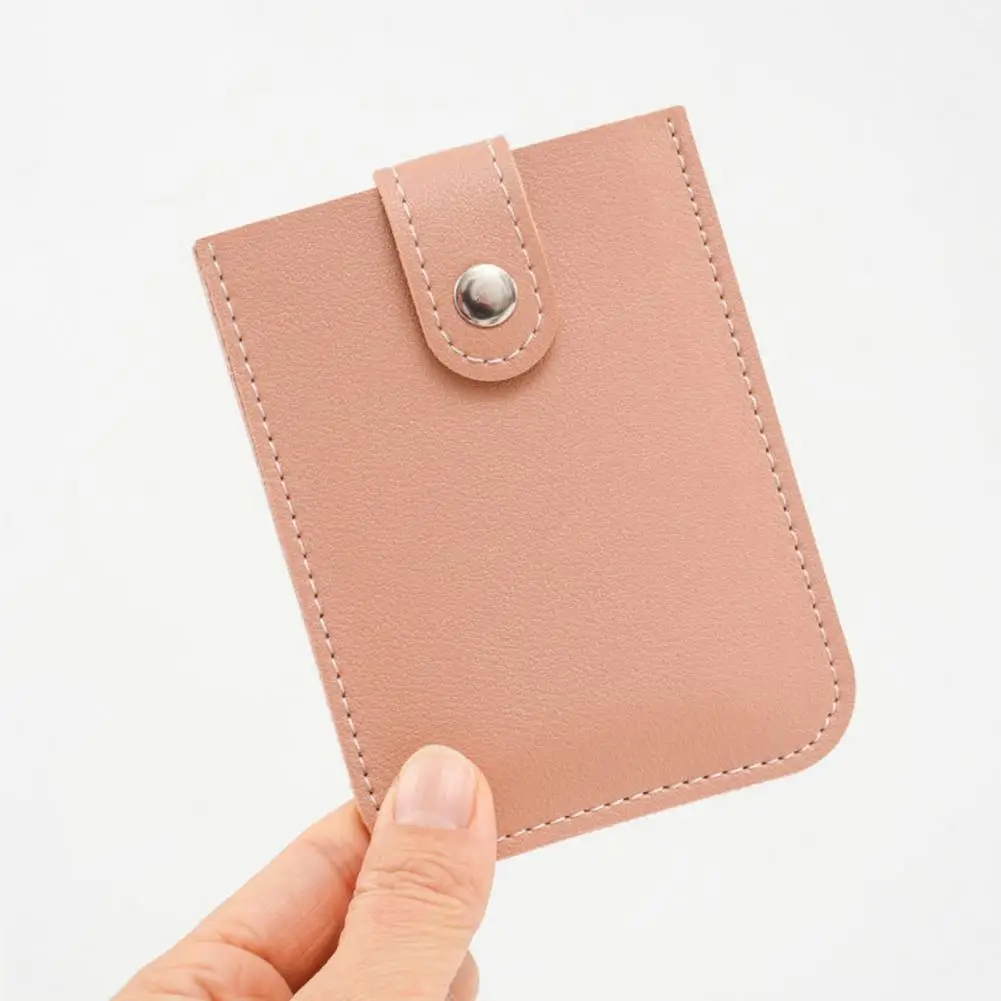 

Lightweight Card Holder Stylish Faux Leather Card Holder Sleek Organizer for Business Cards Bank Cards Driver's License Compact