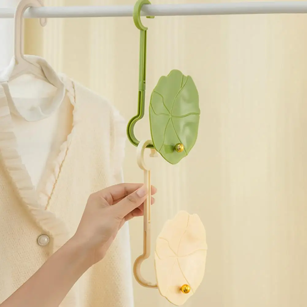

Lotus Leaf Hat Rack Vertical Storage Hanger Wall Mounted Hooks Space Saving Scarf Bag Storage Racks Home Decor
