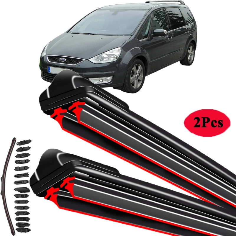

For FORD GALAXY WA6 MK3 2006 2007 2008 10 2012 2014 2015 Windscreen Windshield Brushes Accessories Washer Car Front Wiper Blade