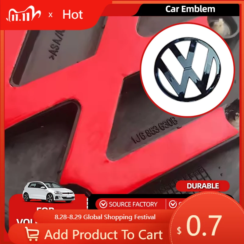 

Гольф для VW VOLKSWAGEN, новый чехол для ключей, значок передней решетки автомобиля и эмблема задней крышки багажника для Golf 4 MK4 1999-2006 116 мм + 118 мм авто