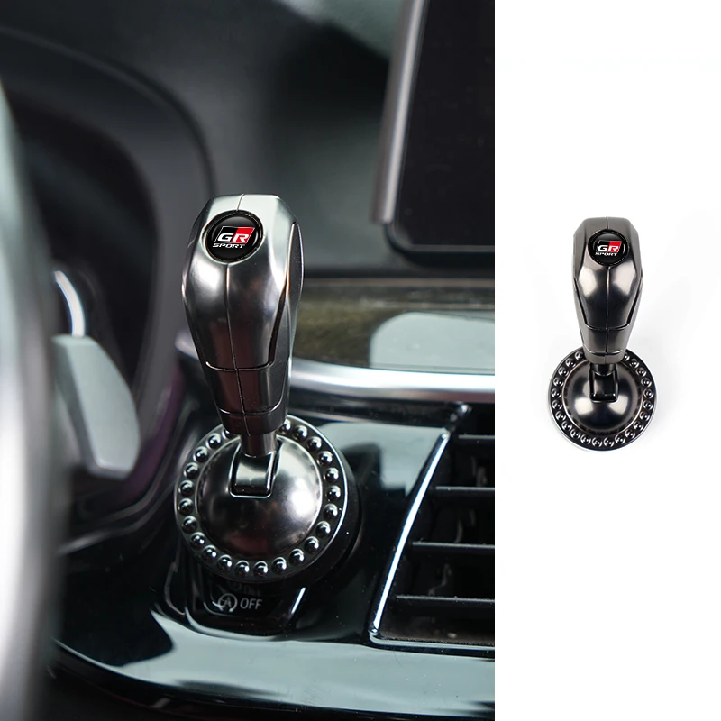 Car Gearshift Lever Cover One-Touch Start Button Case Accessories For Toyota Yaris Corolla Prius Auris CHR Land Cruiser RAV4 Cam - view 6