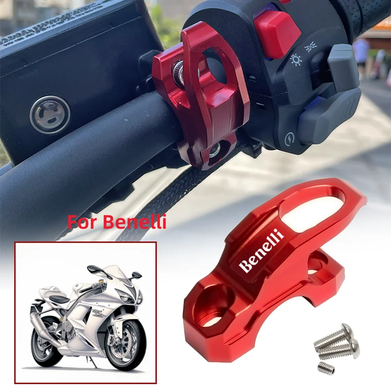 

For Benelli TRK 502 502X TNT 125 300 600 Leoncino Motorcycle Brake Master Cylinder Bracket Bag Luggage Clamp Holder Helmet Hook