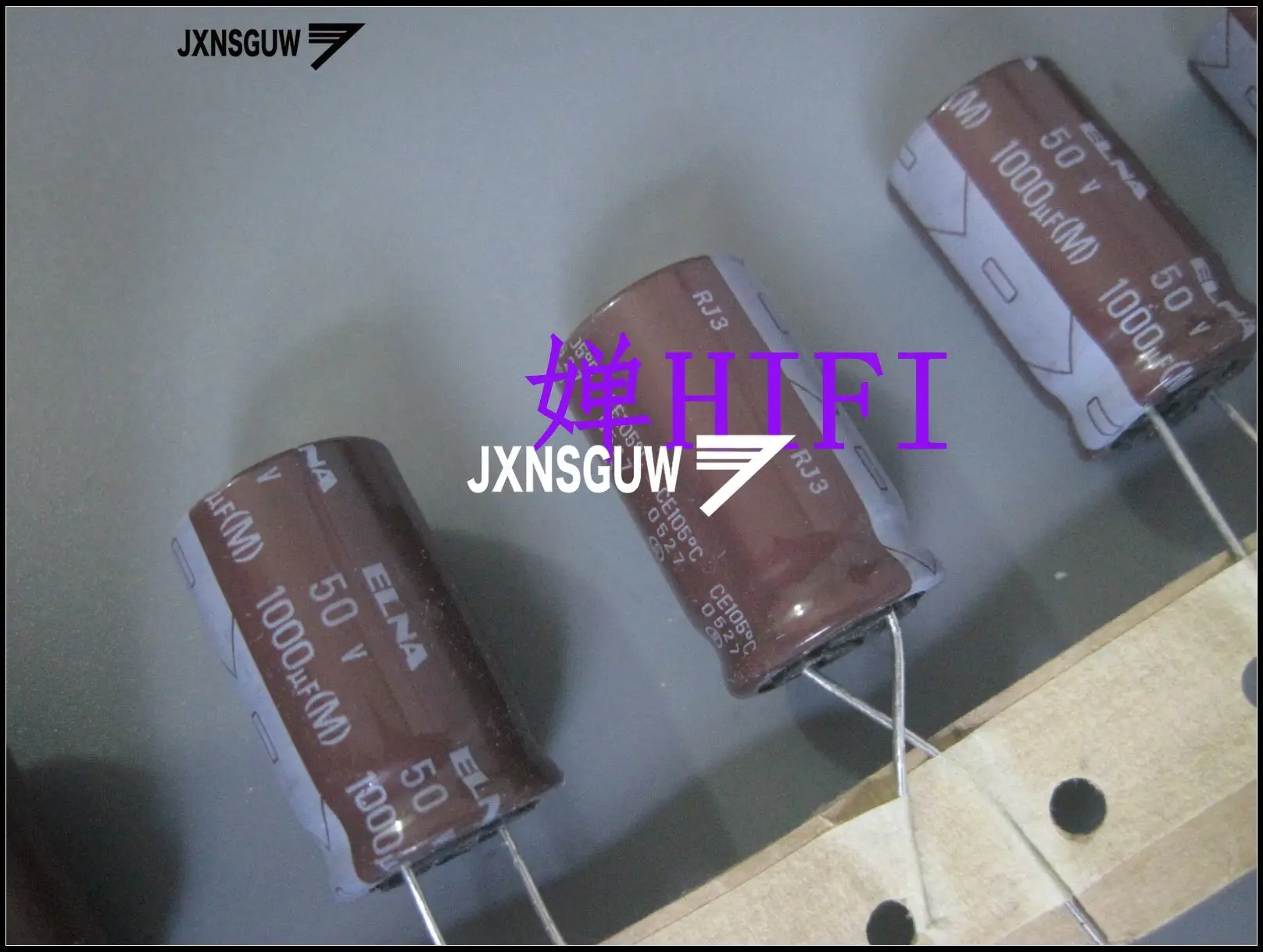 

20PCS ELNA RJ3 50V1000UF 16X25MM Brown Aluminum electrolytic capacitors 1000uF/50V 105 degrees 1000UF 50V