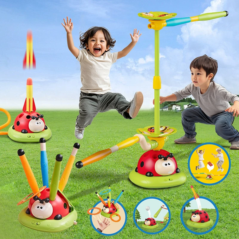 

3/4/5-In-1 Kid Skipping Rope Machine Ferrule Game Adjustable Sport Machine Somatosensory Training Toy Indoor Outdoor Sport