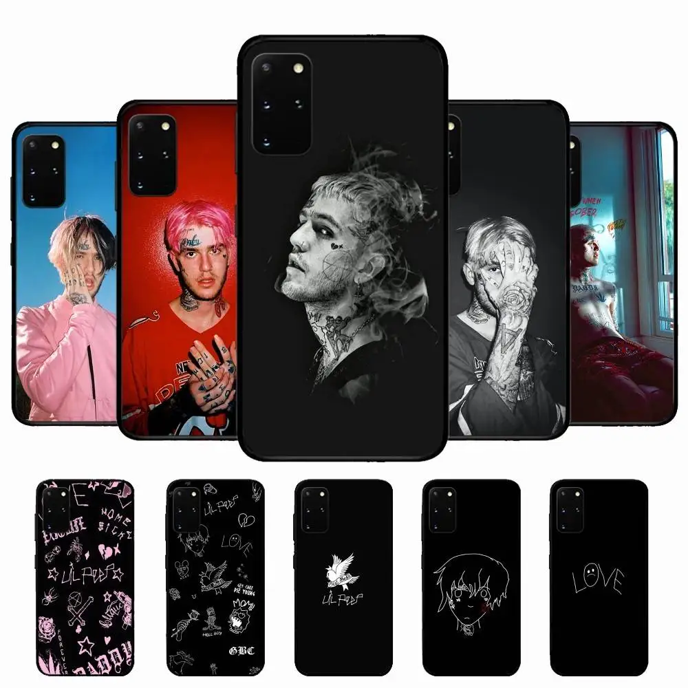 Funda de teléfono Lil Peep Hellboy Love para Samsung S 24 fe 25 Ultra plus 20 lite 21 30 22 23 24 22 Ultra 5G