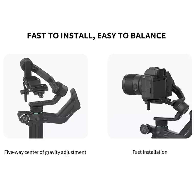 

NEW Feiyu Technology Feiyu SCORP Mini Three Axis Handheld Universal Stabilizer Integrated Universal Phone Mirrorless Action Came