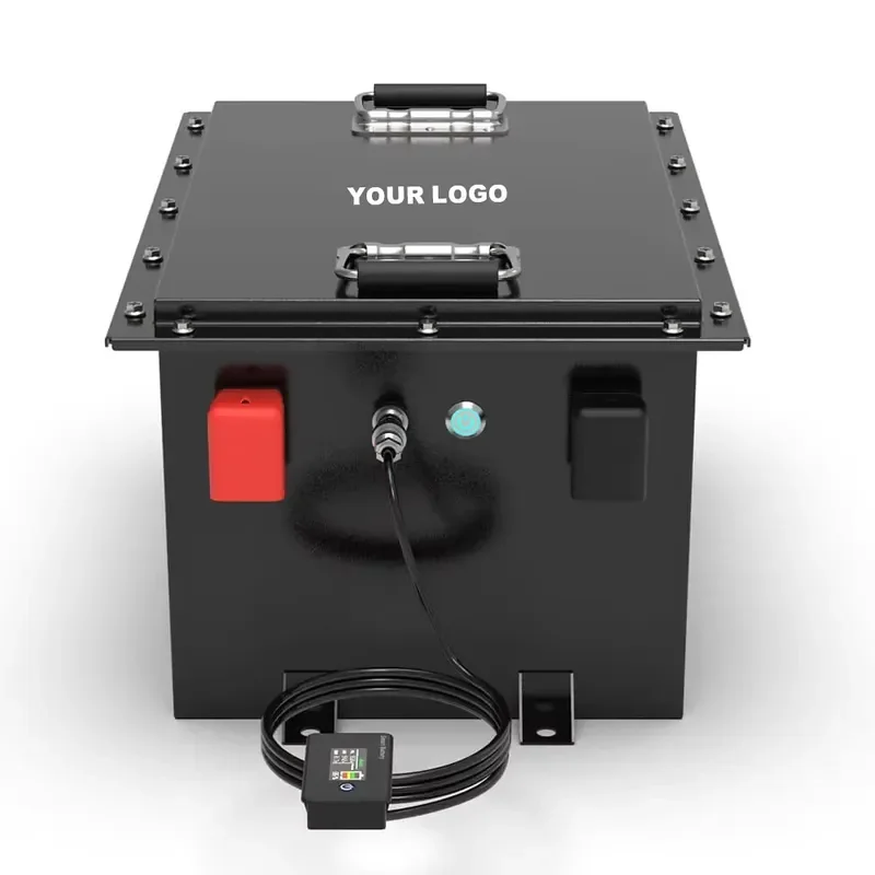 Hot Sale Custom 48 Volt 48v 51.2V 50Ah 100Ah 200Ah Golf Carts Rv ATV Leisure Lithium Lifepo4 Autozone Battery Packs for