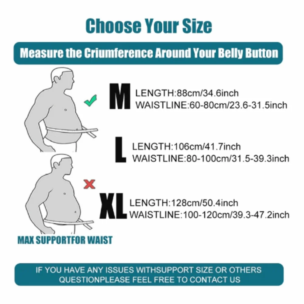 

Strong Support Lumbar Waist Support Belt Sweat Belt Dual Adjustable Strap Waist Trainer Belt Breathable Design Support Corset