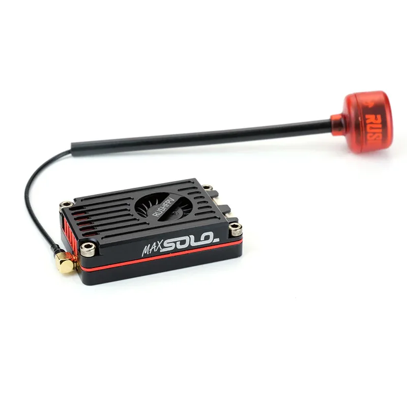 RUSH TANK MAX SOLO 5.8GHz 2.5W High Power 48CH VTX Video Transmitter with CNC Shell for RC FPV Drone Aircraft view 3
