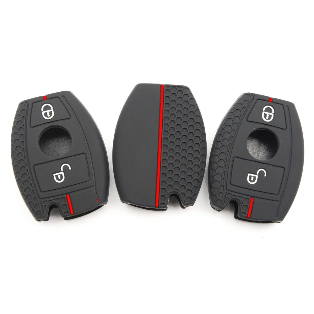 Soft Key Holder For Mercedes Benz A B C E Class GLS GLA GLK GLC CLS CLA AMG W204 W205 W212 W463 W176 Perfect Fit Daily Use