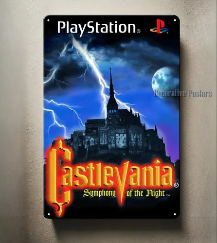 Castlevania Video Game Metal Poster - Collectable Sign (in)