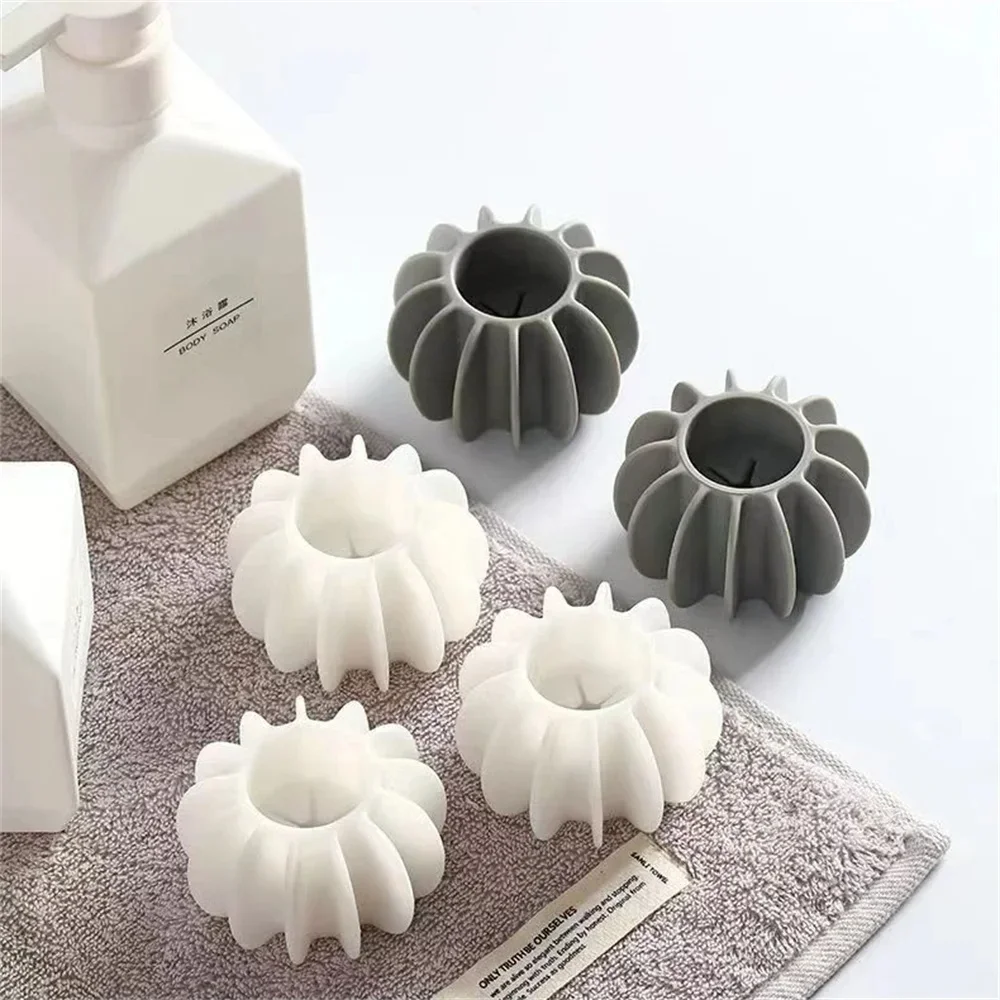 Sfera per bucato in silicone riutilizzabile - Smacchiatore 3 in 1, raccogli peli di animali domestici e strumento anti-groviglio per lavatrice (ecologico)