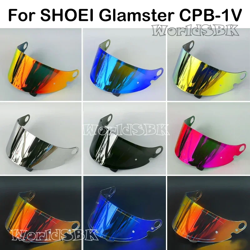 SHOEI Glamster CPB-1V Motorcycle Helmet Lens Retro Full Face Helmet Visor Anti-UV Casco SHOEI Motorcycle Accessories