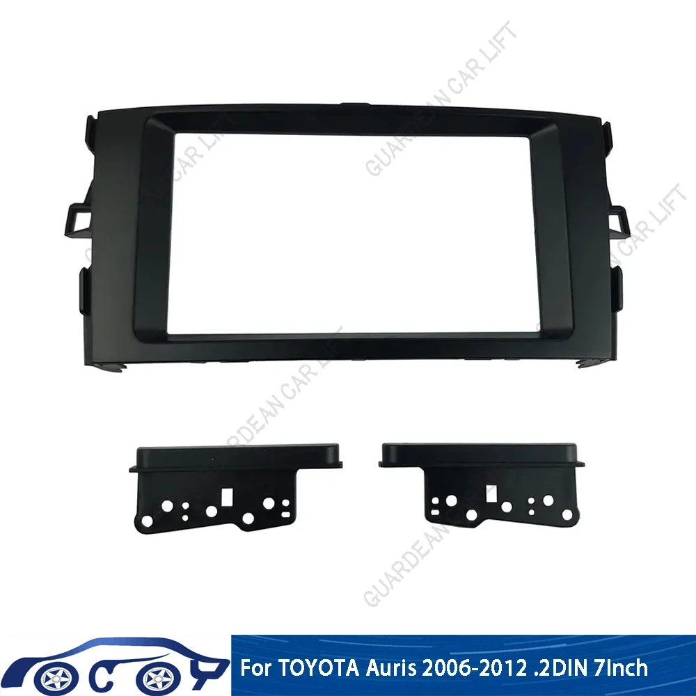 

For Toyota Auris 2006-2012(7Inch)Car Radio Fascias Android GPS MP5 Stereo Player 2 Din Head Unit Panel Dash Frame Installation