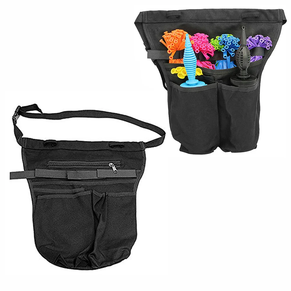 

Multifunctional Portable Balloon Tools Waist Bag with Adjustable Belt Balloon Tool Storage Bag Organizer for Balloon Entertainer
