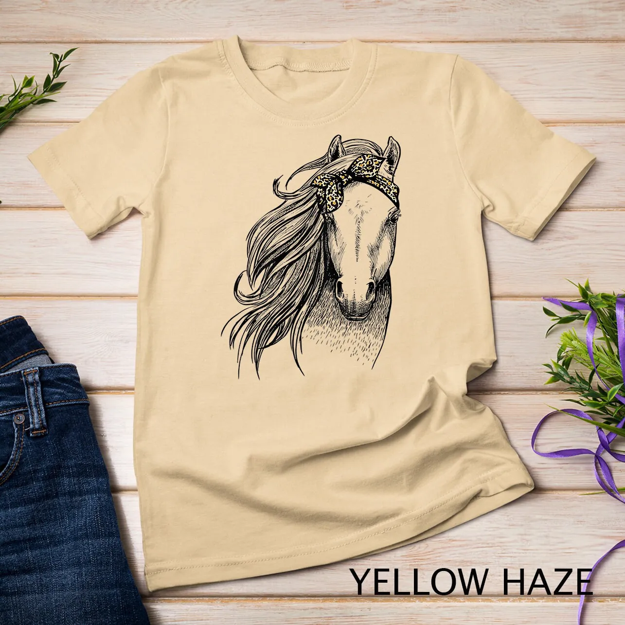 Horse Leopard Face Horseback Riding Lover Girls Women T Shirt Sweat