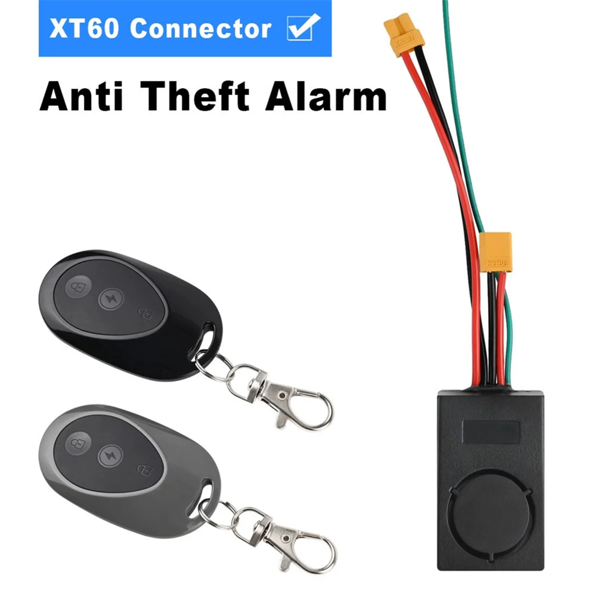 AC22 لـ Max G30 G30D إنذار مضاد للسرقة مع جهاز تحكم عن بعد 36-55 فولت 115db جرس