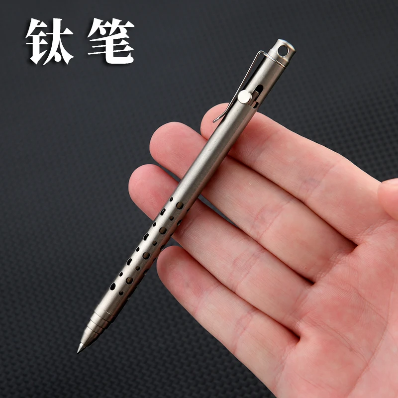 

Ручка с болтом из титанового сплава, портативная ручка для деловых подписи, портативная металлическая нейтральная шариковая ручка для путешествий, офисные канцелярские принадлежности