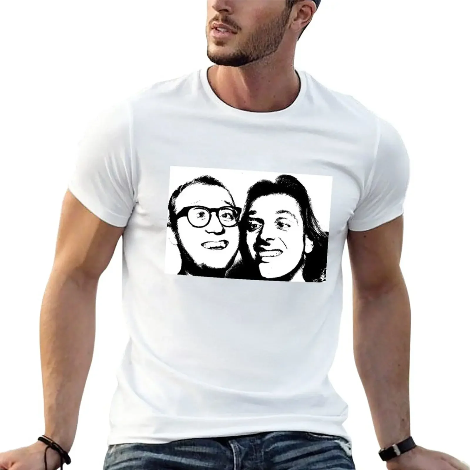 Rik mayall and Ade edmondson T-Shirt quick-drying customs design your own sweat shirts summer top mens champion t shirts