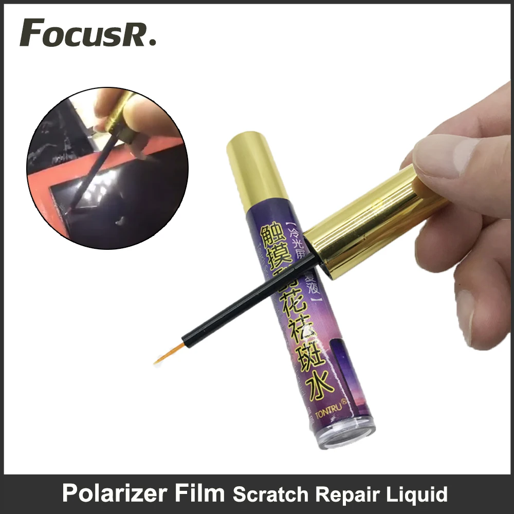 LCD OLED Touch Cold Screen Polarizer Film Scratch Remover Scratches Removing Liquid Pen For Mobile Phone Repair Tool Sets