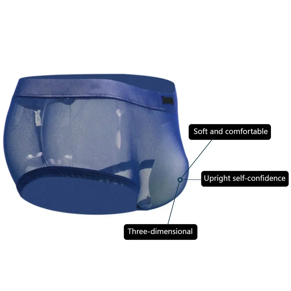 Intimo da uomo Coppa in spugna per costume da bagno da uomo Sport all'aria aperta Slip traspiranti Cuscinetti per coppe Swmming Prevenire l'imbarazzo