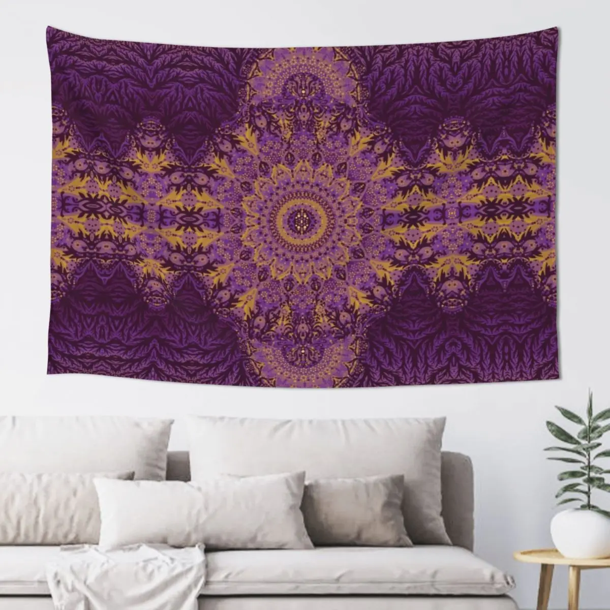 Mandala Echo Tapestry Aesthetic Room Decoration Decoration For Bedroom Tapestry