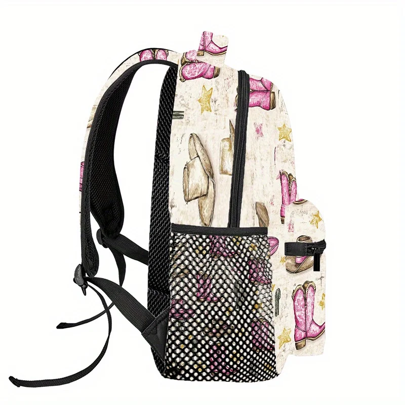 Western Cowboy Backpack with Adjustable Straps, Lightweight Foldable Ideal for Hiking, Beach Laptop Bag Back To School