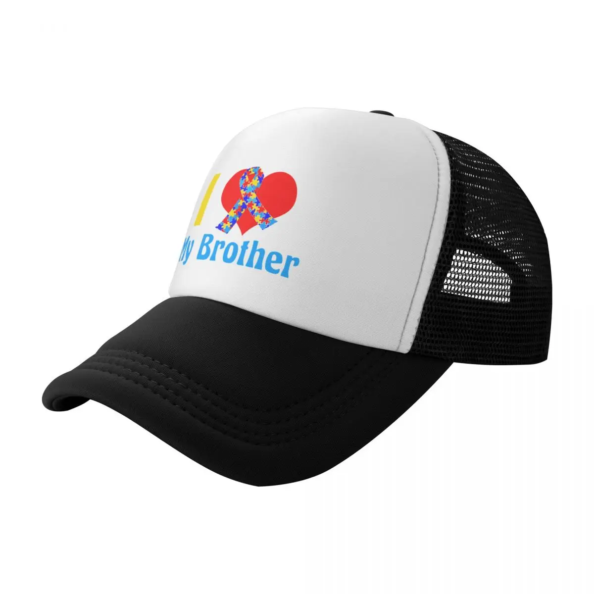 

I Love My Brother Autism Awareness Baseball Cap tactical cap funny hat Winter hat Woman Men's