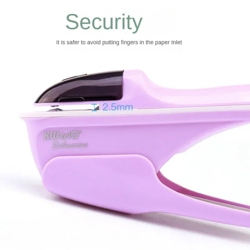 Non-staple Stapler Stapling Machine Mini Cute Book Stapleless Stapler Paper Stapling Stapler Free Staple Needleless Stapler