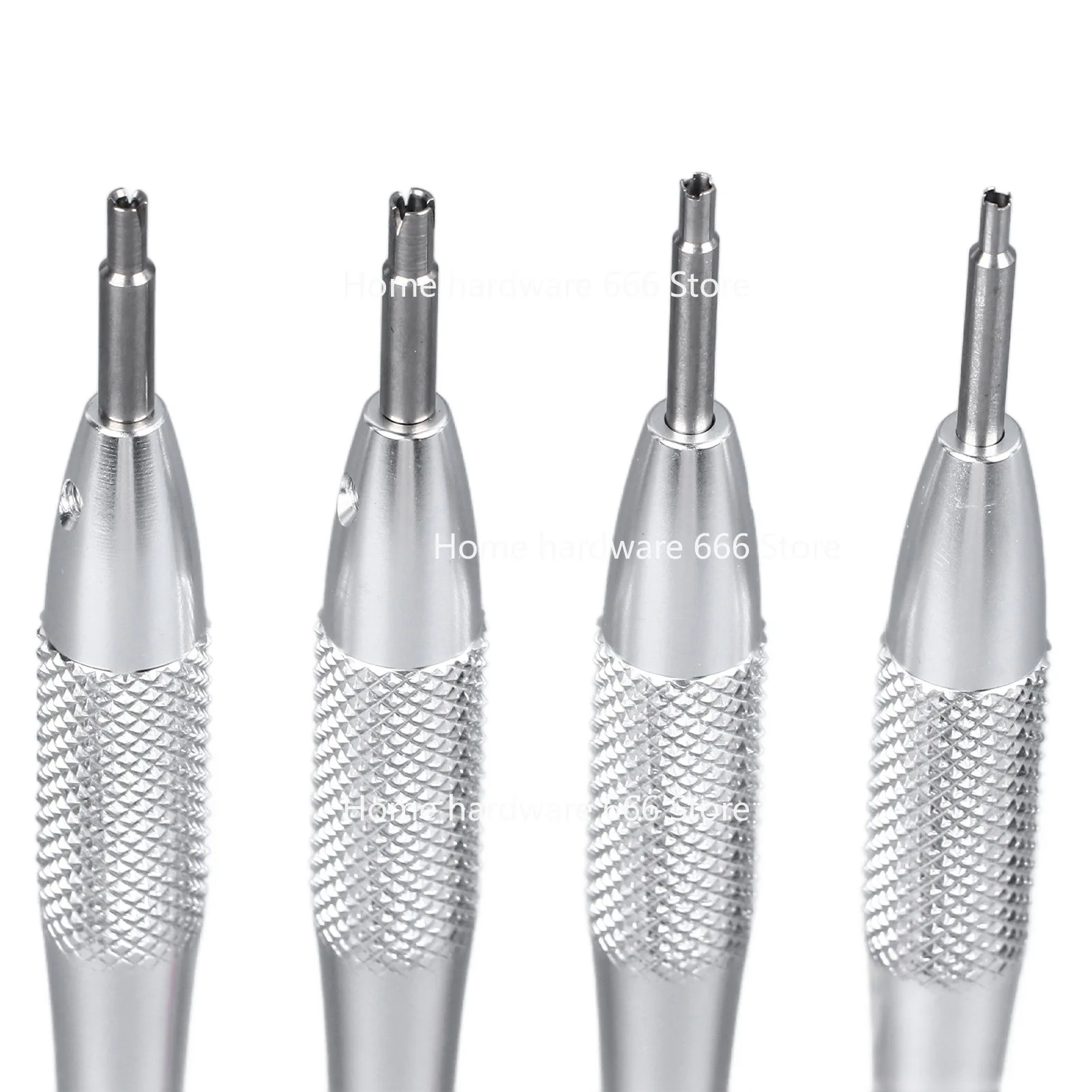 Watch Repair Tool, Take 4 Shock Spring Screwdrivers, Install The Shock Absorber Triangular Screw Batch, and Take The Screwdriver