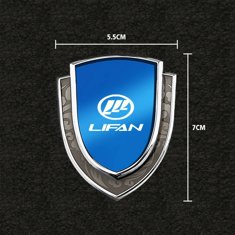 car stickers 3D metal accsesories auto accessory for lifan 620 ev 530 x50 x70 720 650 300 820 x60 520 630 x70 x40 320 x80