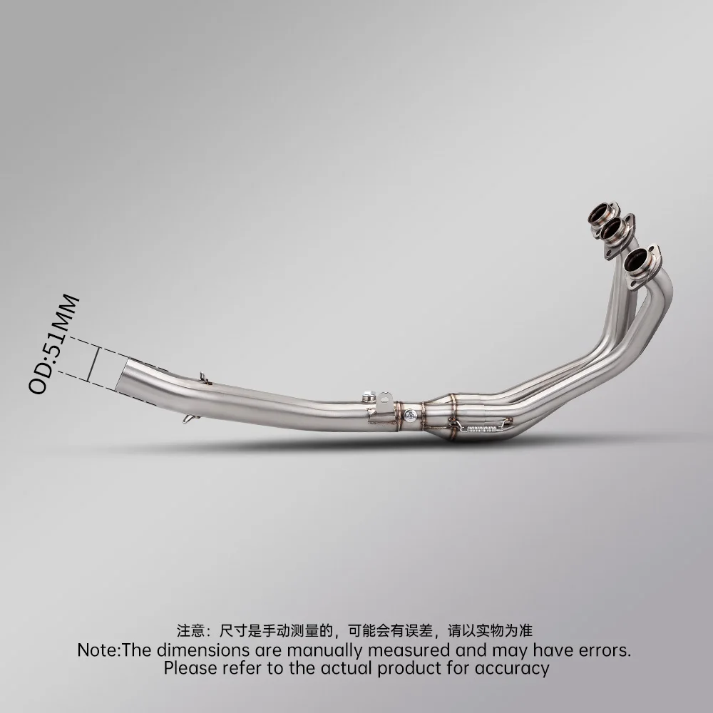 Motorcycle Exhaust Full System Modify For R9 MT09 FZ09 XSR900 Tracer 9 2021-2026 Escape Manifold Muffler with DB Killer