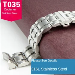 High Quality Solid Stainless Steel Watch Strap for Tissot 1853 CouturierT035410 T035617 T035627 T035428 T035439 Bracelet 22 23mm