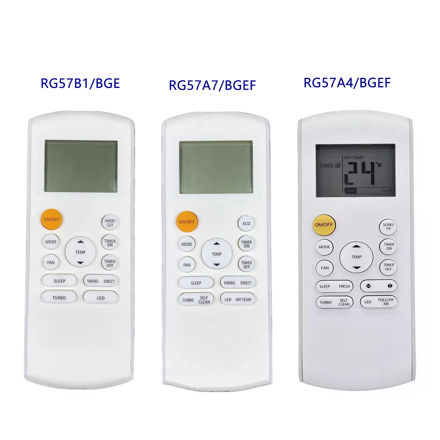 RG57A4/BGEF Ac Air Conditioner Remote Control For Midea / Maxicool / Ecox / Osa…