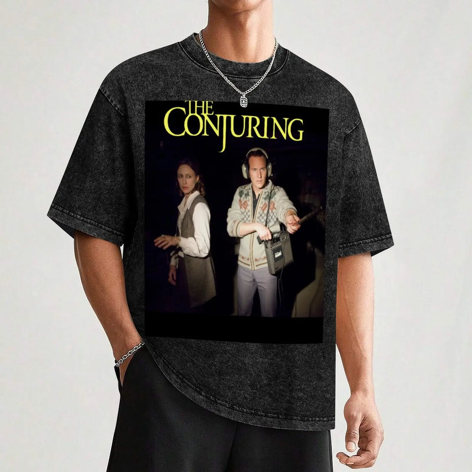 تي شيرت The Conjuring تي شيرت رجالي قطني تي شيرت برسوم جرافيك
