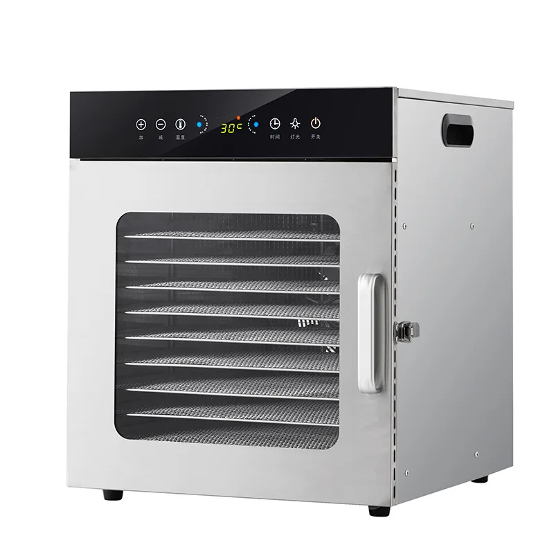 Dried fruit and meat dehydrator, commercial sausage fruit dryer, large fruit and vegetable food air dryer for household use
