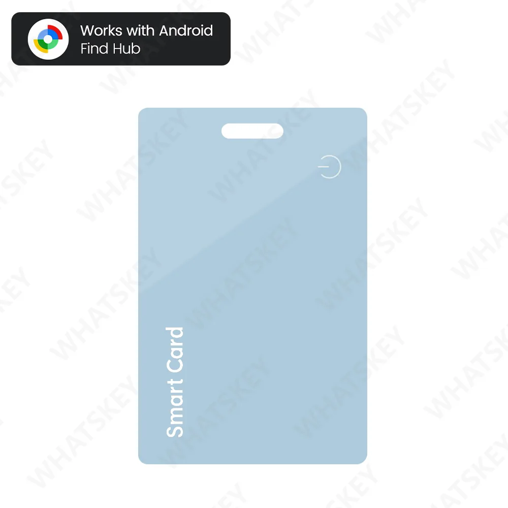 Ultradunne Global GPS Android Tracker Card draadloos opladen Waterdichte Smart Wallet Tracker Card met Google Find My Device App