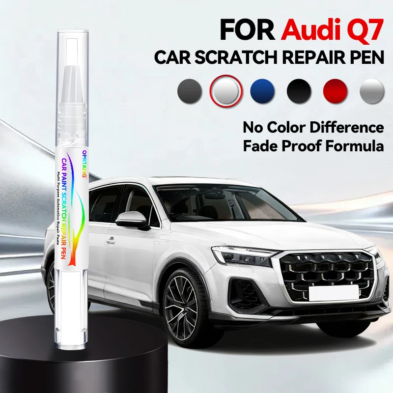 

Ручка-корректор для ремонта автомобильной краски для AUDI Q7 1996-2026: аксессуары для устранения царапин, цвета: белый, черный, красный, серый, синий, серебристый