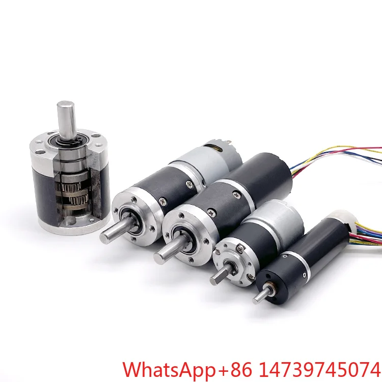 Custom DC Planetary Spur Gear Motor 12V 24V 12mm 20mm 25mm 35mm 37mm N10 N20 555 775 Brushed High TorqueSupports Customization