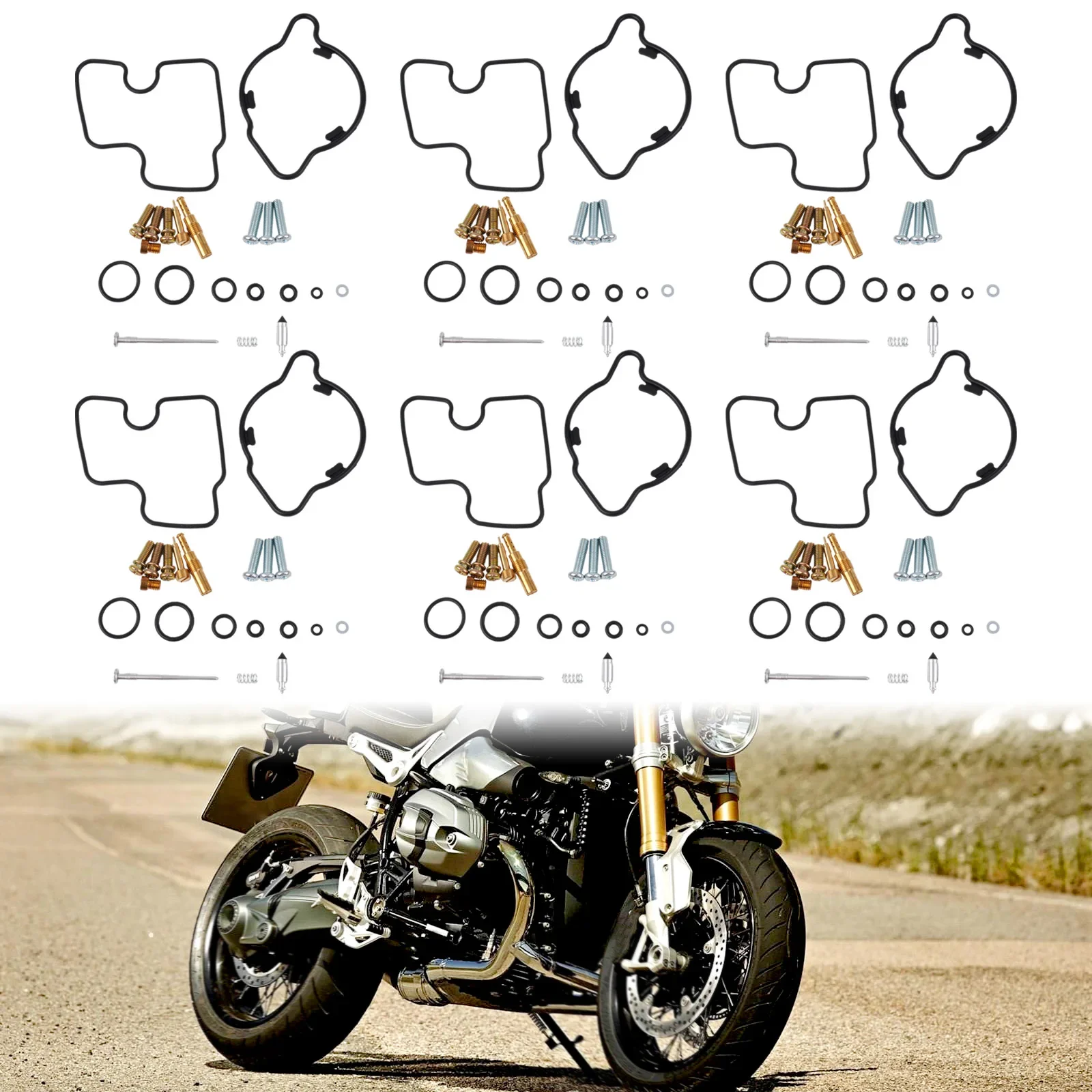 Rubber Gaskets Car Repartment Parts Carburetor Repair Kit Car Repartment Parts Carburetor Repair Kit Metal & Rubber
