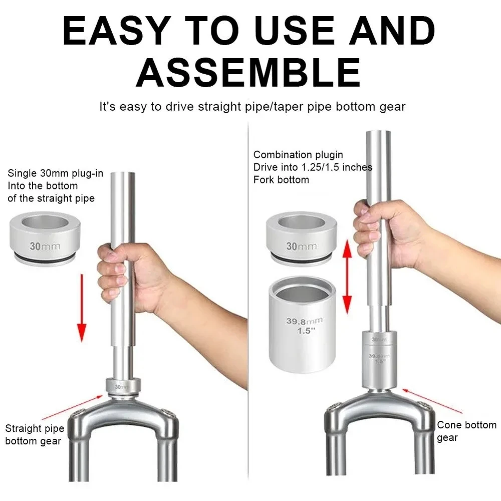 TOOPRE Bicycle Headset Press Fit Install And Remove Tool Semi Integrated Steering Box Fork Crown Spacer Washer Installer Driver