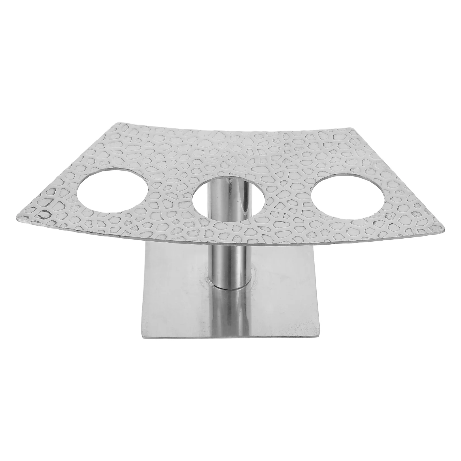 

Stainless Steel Japanese Style Sushi Hand Roll Stand Ice Cream Cone Holder Rack Three Holes Portable Ice Cream Cone Display