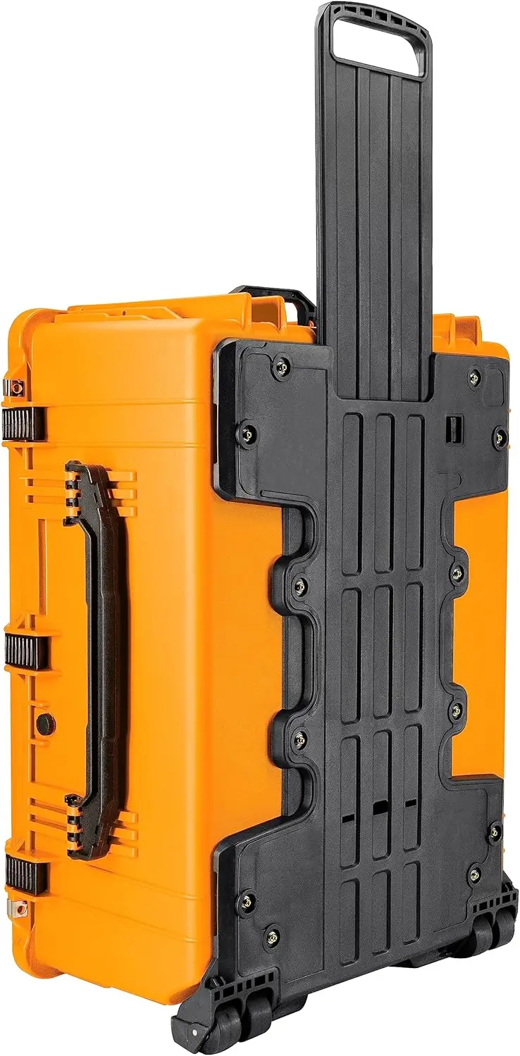 X-Large Protective Roller Hard Case for Cameras, Drones, Tools, and AV Equipment with IP67 Waterproof, Shock Resistant, and Cust