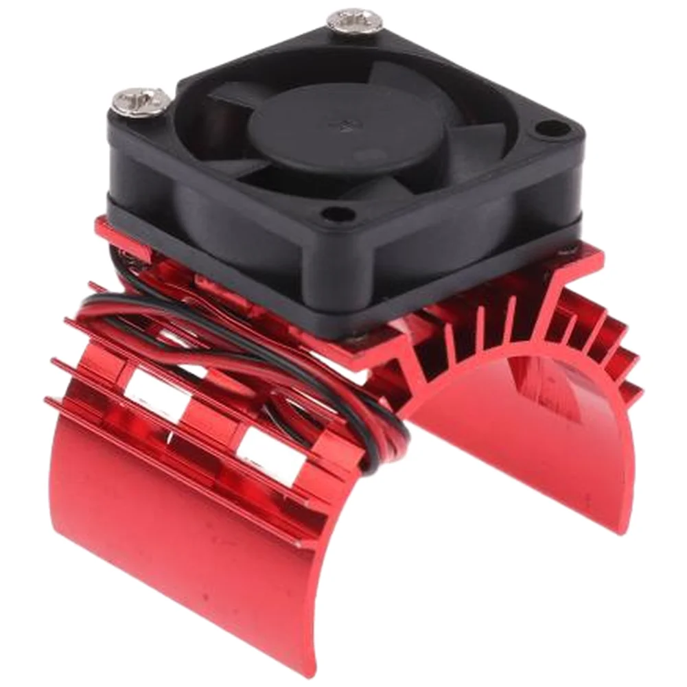 Brushless Motor Heatsink Radiator for 3650 3660 Motors with Integrated Fan For RC Car Boat For UAV Cooling System Blue