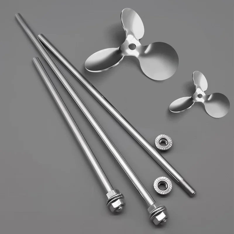 

1pc Lab OD 40mm to 120mm304 Stainless steel three-leaf type Stirring Blade or 1pc length 200 to 500mm Stirring Dispersing Rod