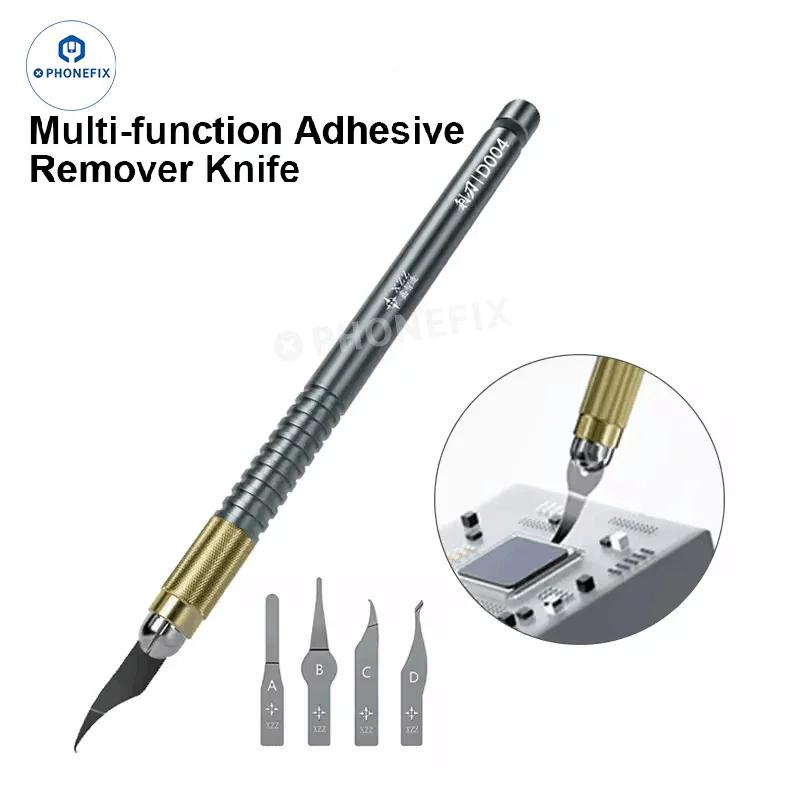 XZZ Sharp Blade D004 Multi-function Adhesive Remover Knife Professional Glue Scrap Tools For Motherboard Chip Layering Pry Tools