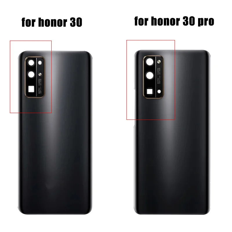 Original Back Battery Cover For Huawei Honor 30 Pro Plus +  Rear Panel Door back Housing Case for Honor30Pro Battery Cover +lens