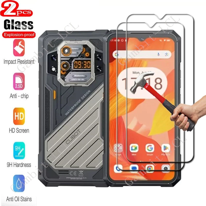 2PCS For Cubot A1 A10 Hafury V1 KingKong AX Ace 3 X KingKongX 8 9 Power Note 21 40 Max 5 Screen Protection Tempered Glass Film